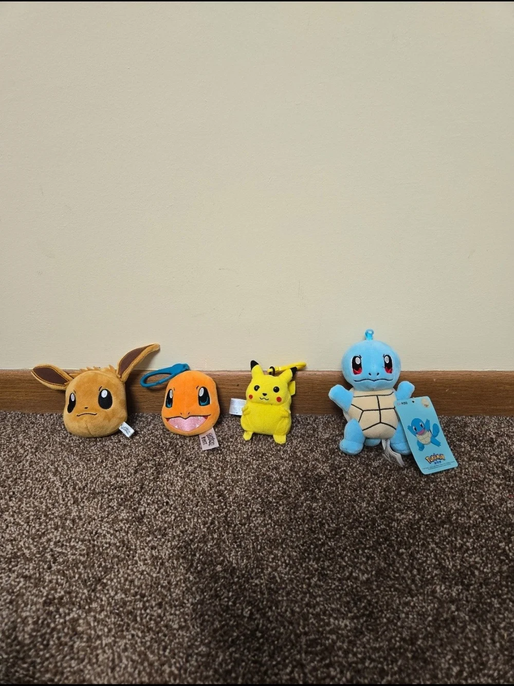 Nintendo Pokémon Assorted Keychain Plush Set